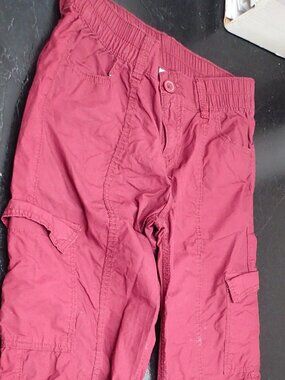 Justice Size 18 Burgundy Cargo Pants